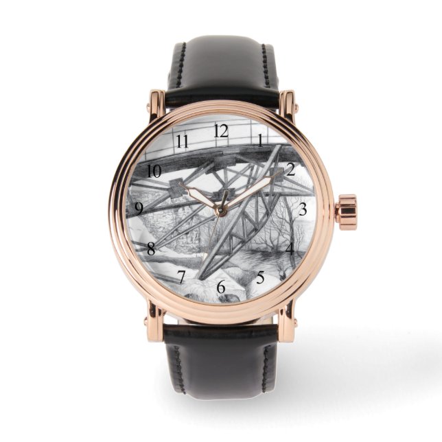 古代の歩橋 腕時計 (正面)