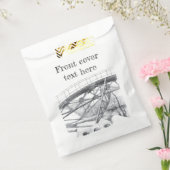 古代の歩道橋。鉛筆スケッチ。 フェイバーバッグ (封をした状態)