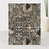 古代の歴史記号タトゥースタイル カード (正面)