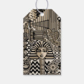 古代の歴史記号タトゥースタイル ギフトタグ (正面)