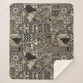 古代の歴史記号タトゥースタイル シェルパブランケット (正面)