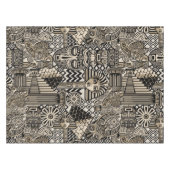 古代の歴史記号タトゥースタイル テーブルクロス (正面(横))