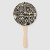 古代の歴史記号タトゥースタイル ハンドファン (裏面)