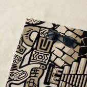 古代の歴史記号タトゥースタイル ビーチタオル (インサイチュ)