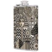 古代の歴史記号タトゥースタイル フラスク (左)