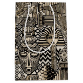 古代の歴史記号タトゥースタイル ミディアムペーパーバッグ (正面)