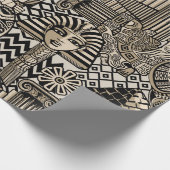 古代の歴史記号タトゥースタイル ラッピングペーパー (角)