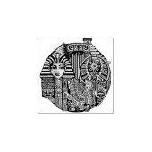 古代の歴史記号タトゥースタイル ラバースタンプ (インプリント)