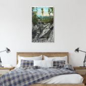 古代の氷河峡谷の入り口 キャンバスプリント (インサイチュ (寝室))