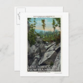 古代の氷河峡谷の入り口 ポストカード (正面/裏面)