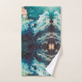 古代の波 バスタオルセット (ハンドタオル)