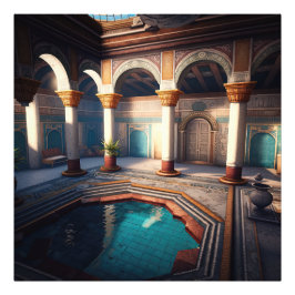 古代の浴場コレクション - ビザンチン フォトプリント           