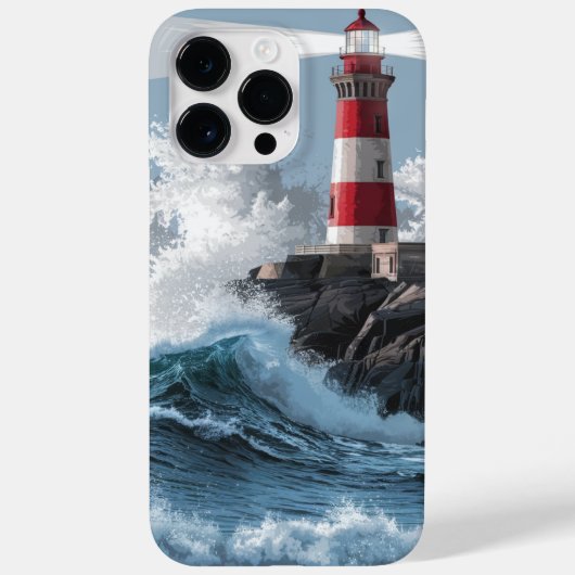 古代の灯台:ロウソクを通る Case-Mate iPhoneケース (裏面)
