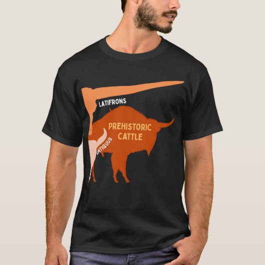 古代の牛Tシャツ Tシャツ (正面)