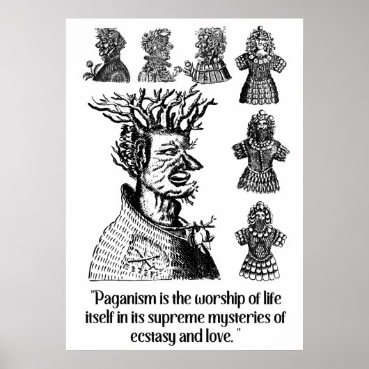 古代の異教コスチューム ポスター (正面)