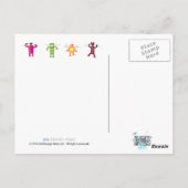 古代の異星人宇宙飛行士天使 ポストカード (裏面)