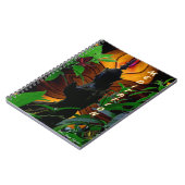 古代の知恵と仏陀の瞑想スパイラルノート ノートブック (左側)