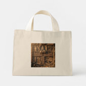 古代の石の碑文遺産トートバッグ ミニトートバッグ (裏面)