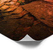 古代の石十字写真ポスター ポスター (角)