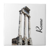 古代の石柱の正方形 タイル (正面)