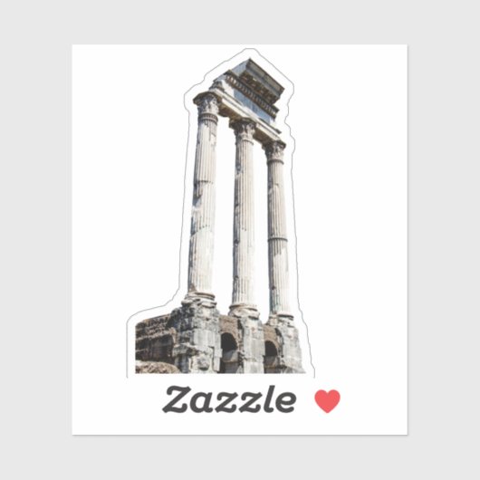 古代の石柱 シール (シート)