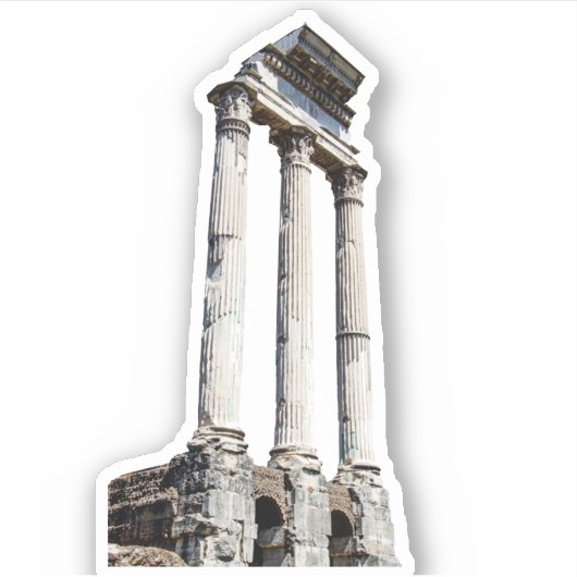 古代の石柱 シール (正面)