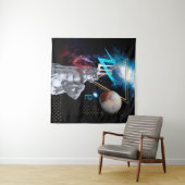 古代の神々と惑星：冥王星(gr. Hades) タペストリー (インサイチュ(横))