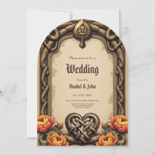 古代の神々の鼓動： 招待状 (正面)