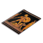 古代の神と女神のフリーズ – ギリシャ ノートブック (左側)