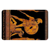 古代の神と女神のフリーズ – ギリシャ マグネット (横)