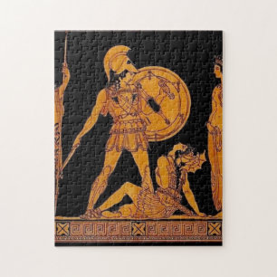 古代の神と女神フリーズ-ギリシャ ジグソーパズル