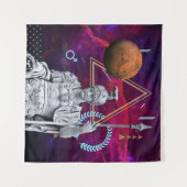 古代の神と惑星：火星(gr.アレス) タペストリー (正面(横))