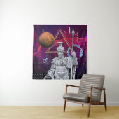 古代の神と惑星：火星(gr.アレス) タペストリー (インサイチュ)