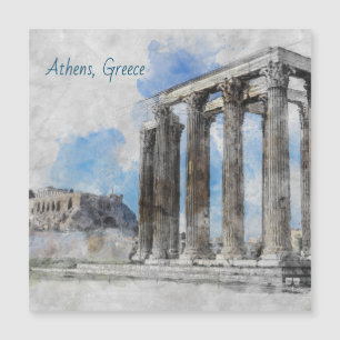 古代の神殿ゼウス，アテネ，ギリシャ