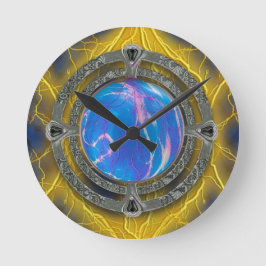 古代の神秘的なトメ魔法呪文&ポーション7 ラウンド壁時計