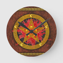 古代の神秘的なトーム魔法呪文&ポーションI ラウンド壁時計