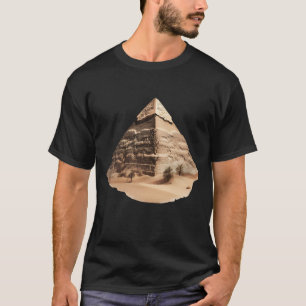 古代の神話を抱くピラミッド疑問に思 Tシャツ