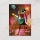 古代の秘密トース3Dエジプトサイエンスフィクション博物館 名刺 (裏面)