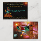 古代の秘密トース3Dエジプトサイエンスフィクション博物館 名刺 (正面/裏面)