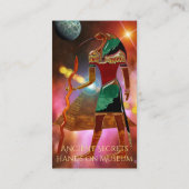 古代の秘密トース3Dエジプトサイエンスフィクション博物館 名刺 (裏面)