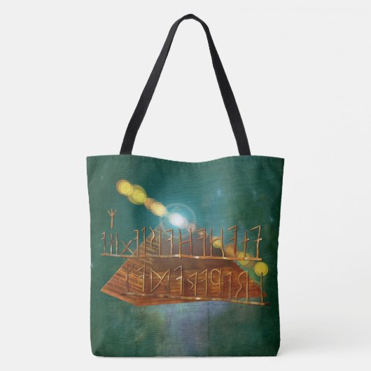 古代の秘密THOTH 3Dエジプトサイエンスフィクション トートバッグ (裏面)