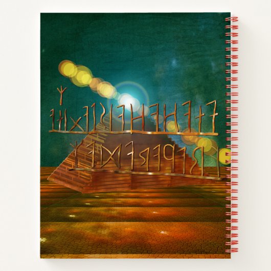 古代の秘密THOTH 3Dエジプトサイエンスフィクション ノートブック (裏面)