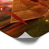 古代の秘密THOTH 3Dエジプトサイエンスフィクション ポスター (角)