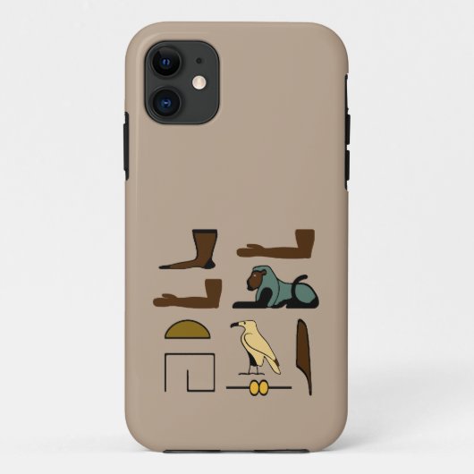 古代の絵文字のシンボルのエリザベス名 Case-Mate iPhoneケース (裏面)