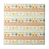 古代の絵画 タイル (正面)