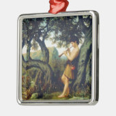 古代の羊飼い遊少年の笛 メタルオーナメント (左)