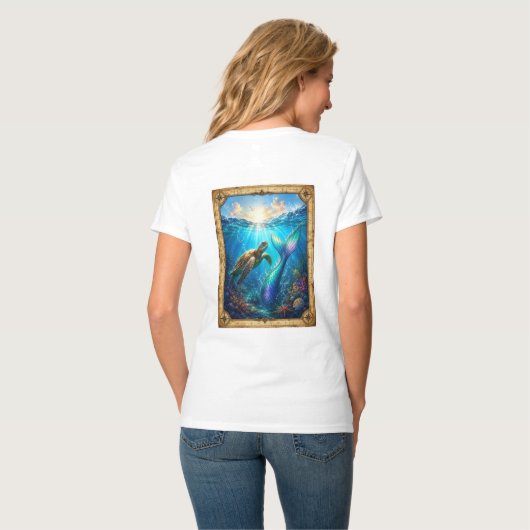 古代の航海者の発見 Tシャツ (裏面フル)