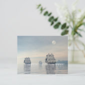 古代の船の海 ポストカード (スタンド正面)