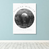 「古代の船員の娘」のタイトルページ キャンバスプリント (インサイチュ (ウッドフロア))