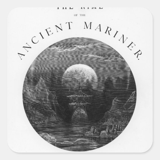 「古代の船員の娘」のタイトルページ スクエアシール (正面)